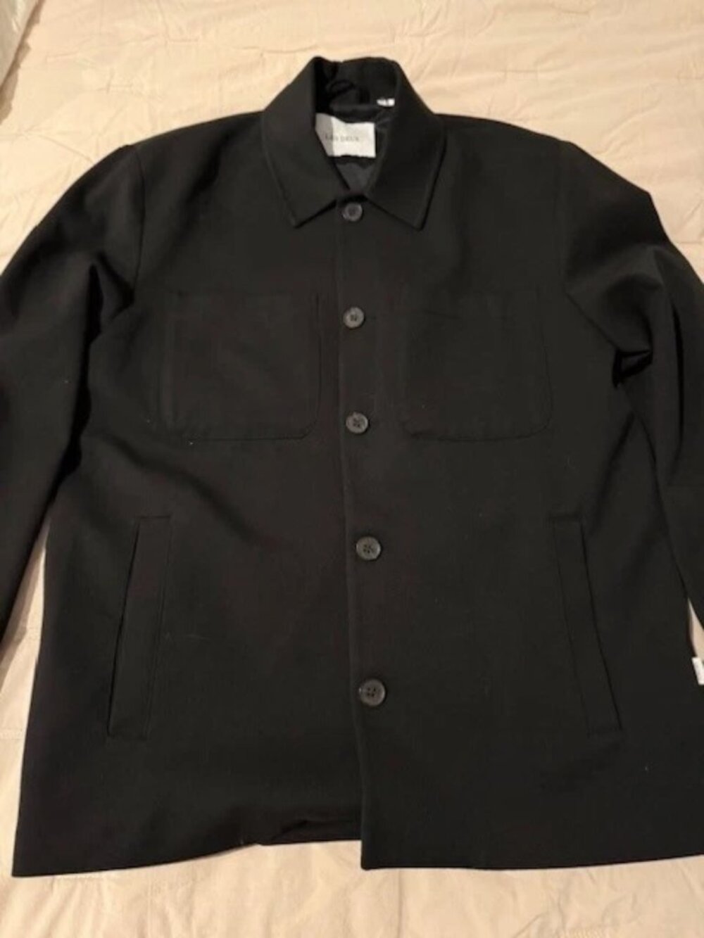 Les Deux Marseilles Hybrid Jacket Black Medium $259